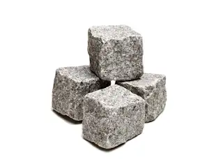 Grey Cubic Cobblestones