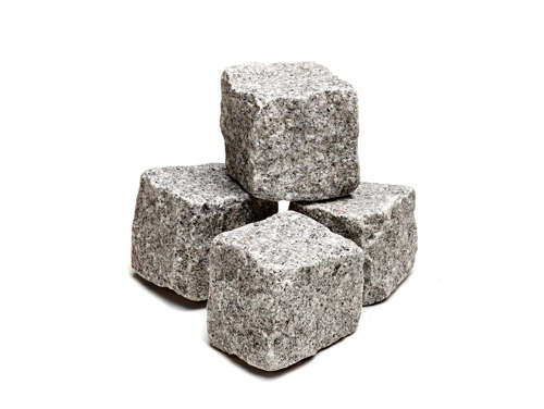 Grey Cubic Cobblestones