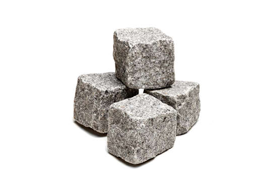 Grey Cubic Cobblestones