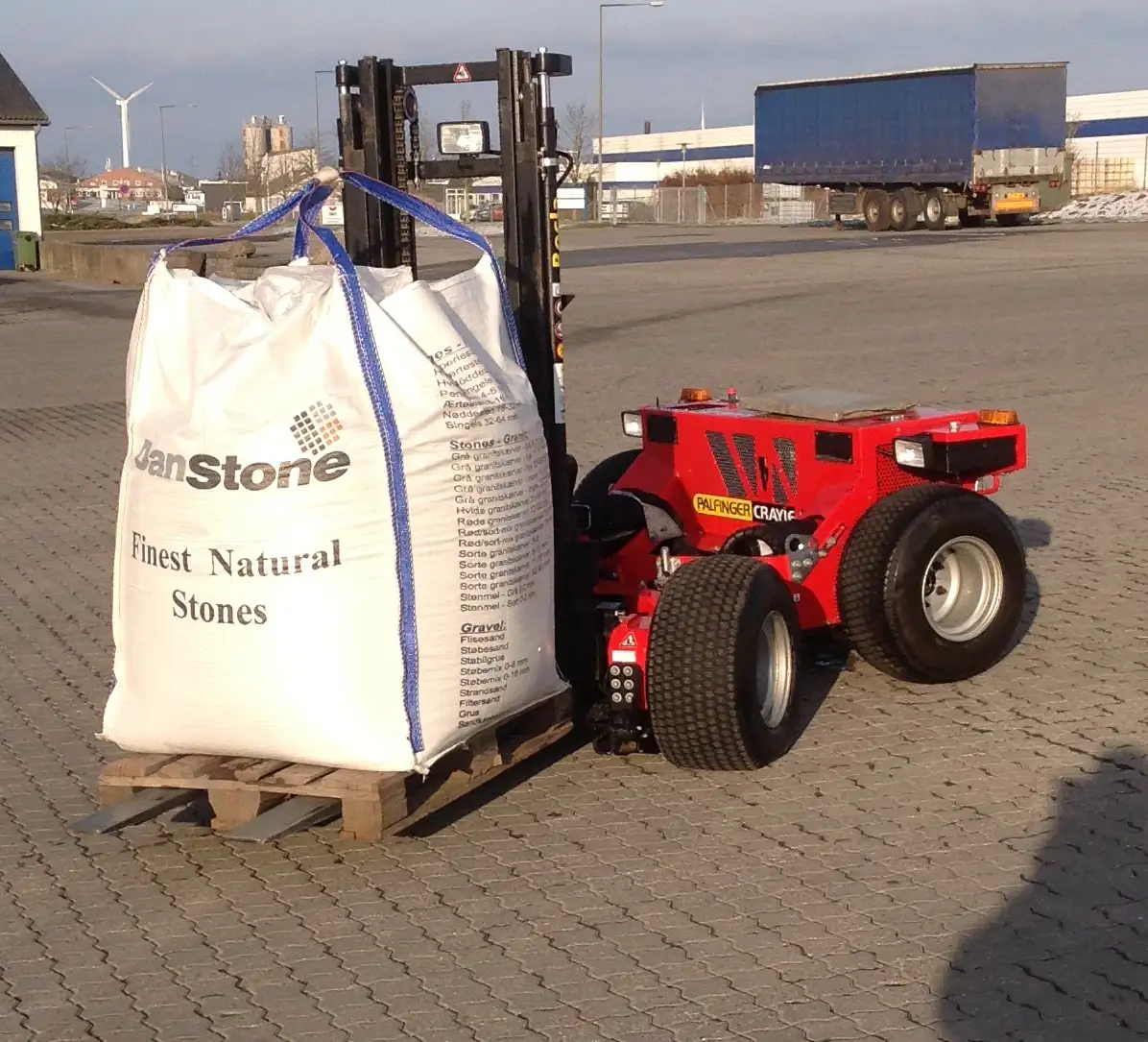 Truck delivery from Maxibag