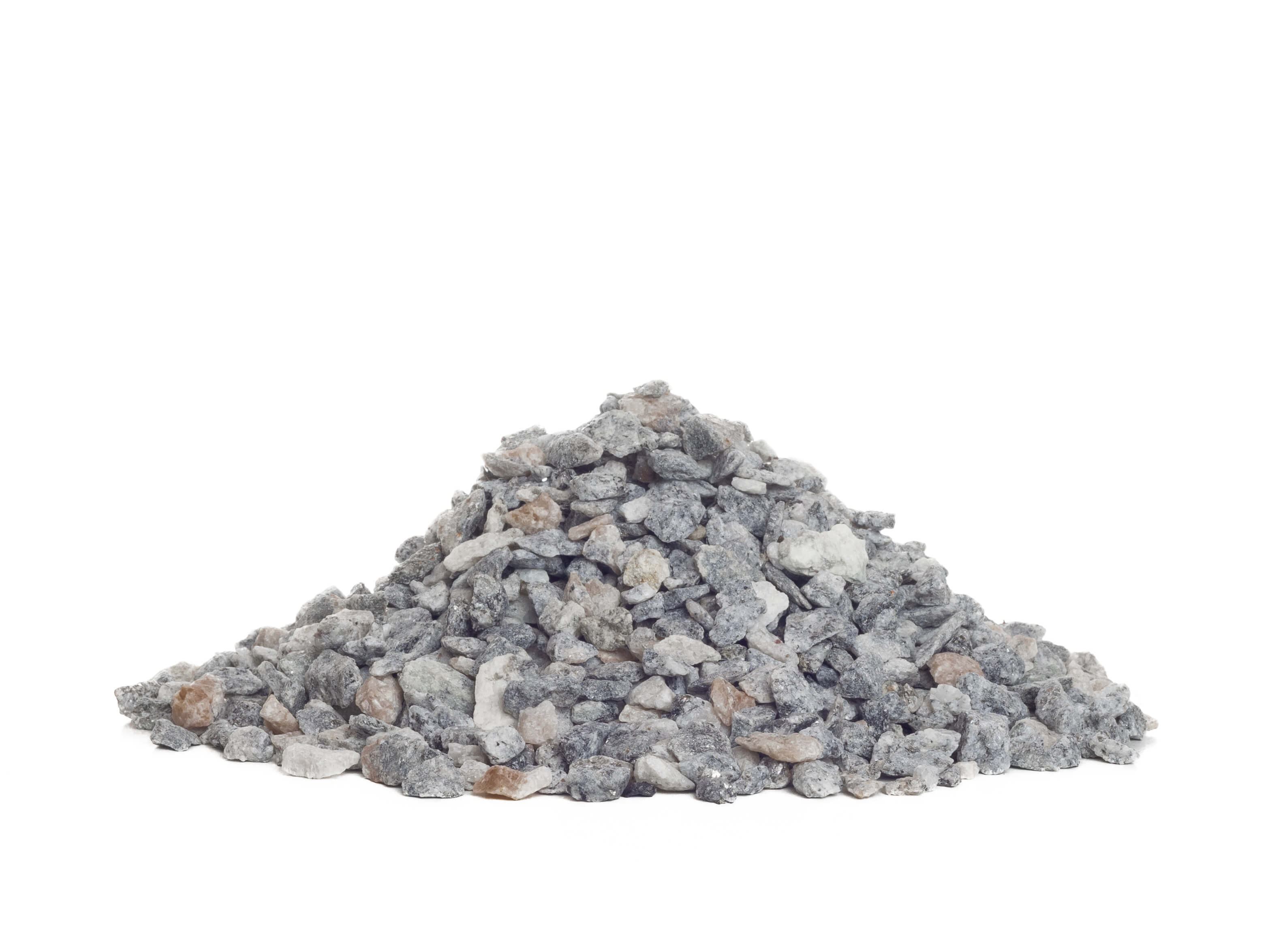 Grå granitskærver 5-8 mm.