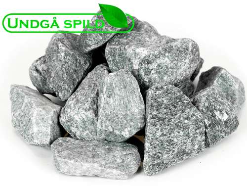 Grå granitskærver 32-50 mm. DSB (Undgå spild)