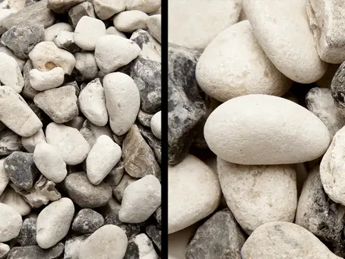 Hvide sten fra Maxibag.dk - Flotte sten i lyse farver