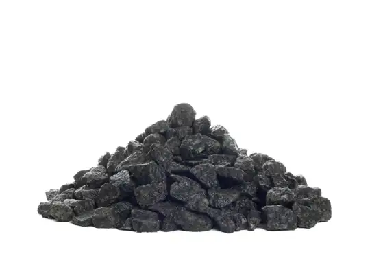 Dark grey granite chippings 11-16 mm.
