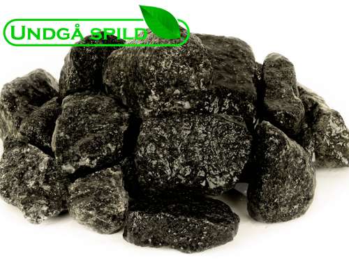 Sorte granitskærver 32-45 mm. DSB (Undgå spild)