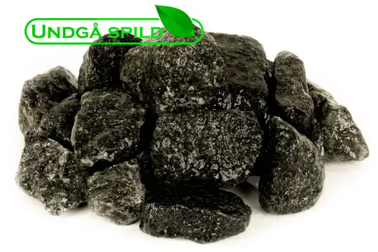 Sorte granitskærver 32-45 mm. DSB (Undgå spild)