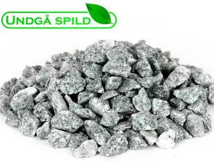 Grå granitskærver 11-16 mm. (Undgå spild)