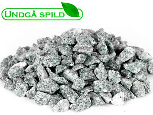 Grå granitskærver 11-16 mm. (Undgå spild)