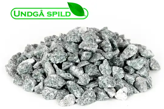 Grå granitskærver 11-16 mm. (Undgå spild)