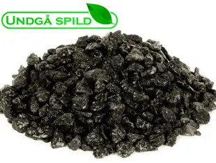 Sorte granitskærver 8-11 mm. (Undgå spild)