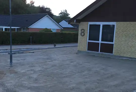 Flisesand & stabilgrus - 30 cm. bundopbygning