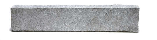 Lysgrå granitkantsten - 7/20 cm.