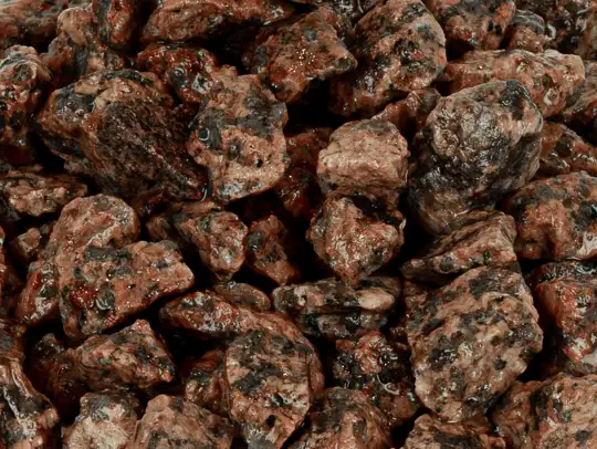 Røde granitskærver 12-22 mm. (Undgå spild