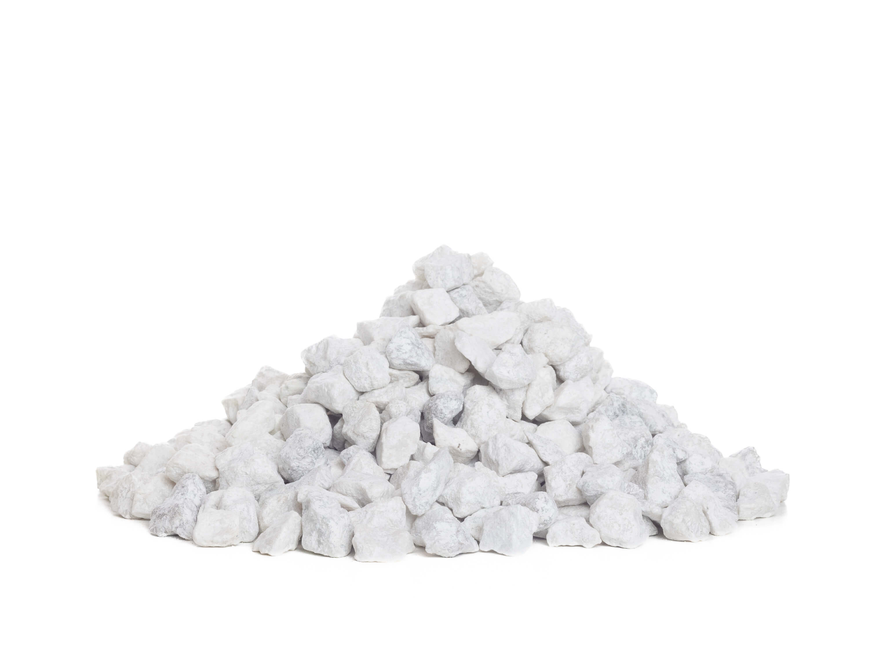 Hvide granitskærver 8-11 mm.