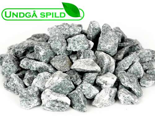 Grå granitskærver 16-22 mm. (Undgå spild)