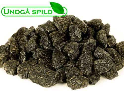 Mørkegrå granitskærver 16-22 mm. (Undgå spild)