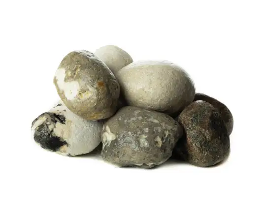 White Cobbles 80-120 mm.
