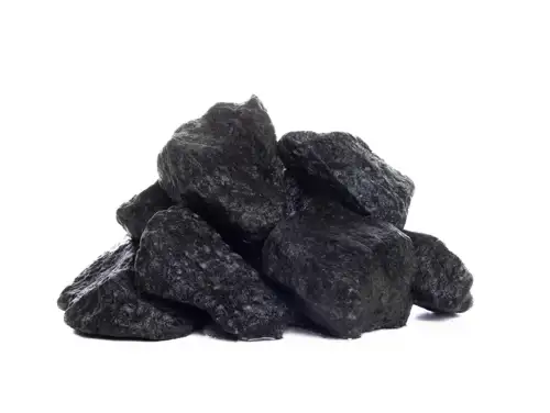 Black granite chippings 32-45 mm. (DSB)