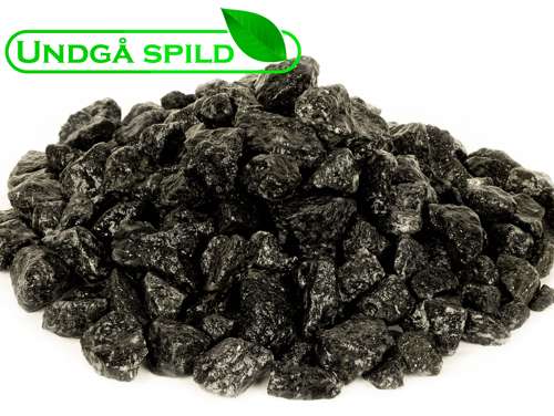 Sorte granitskærver 11-16 mm. (Undgå spild)