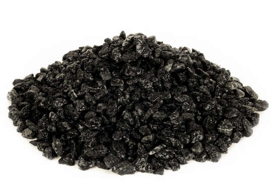 Sorte granitskærver 5-8 mm.