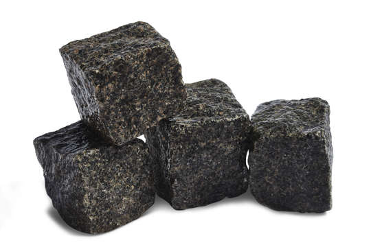 Blå Rønne chaussesten - bornholmske