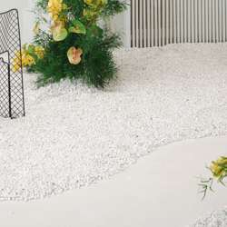 Hvide granitskærver 8-11 mm.